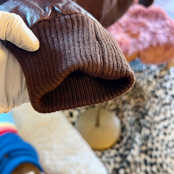 Vintage Maroon Leather Member's Only Style Jacket - Picture 5 of 13